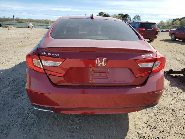 1HGCV1F47KA168523 - 2019 HONDA ACCORD EX RED photo 6