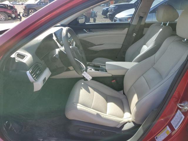 1HGCV1F47KA168523 - 2019 HONDA ACCORD EX RED photo 7
