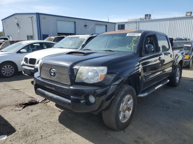 5TELU42N07Z451442 - 2007 TOYOTA TACOMA DOUBLE CAB BLACK photo 1