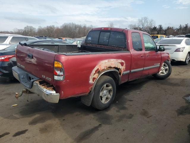 5TBBT441XYS092388 - 2000 TOYOTA TUNDRA ACCESS CAB წითელი ფოტო 3