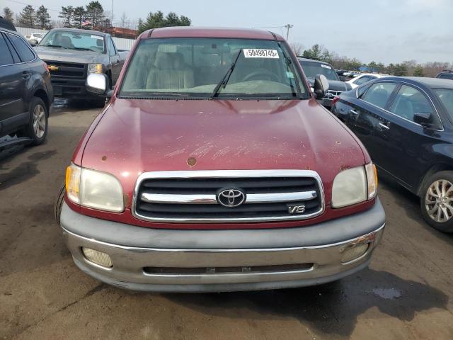 5TBBT441XYS092388 - 2000 TOYOTA TUNDRA ACCESS CAB წითელი ფოტო 5