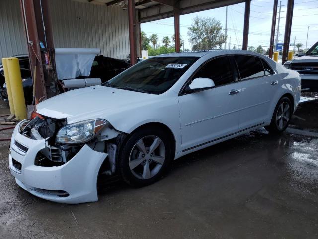 1G1ZC5EU2CF259820 - 2012 CHEVROLET MALIBU 1LT WHITE photo 1