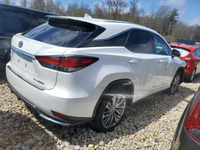 2T2JGMDA5LC055348 - 2020 LEXUS RX 450H WHITE photo 3