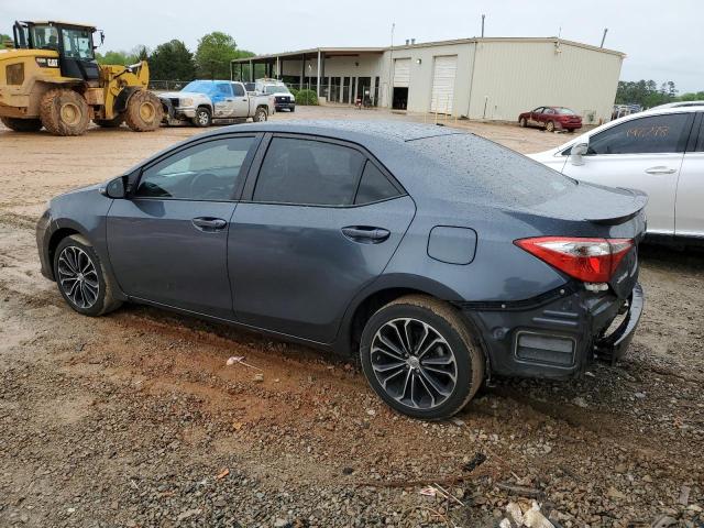 5YFBURHE2GP527958 - 2016 TOYOTA COROLLA L GRAY photo 2