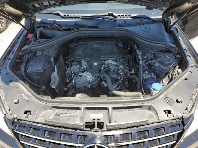 4JGDA5HB8EA366271 - 2014 MERCEDES-BENZ ML 350 4MATIC BLACK photo 12