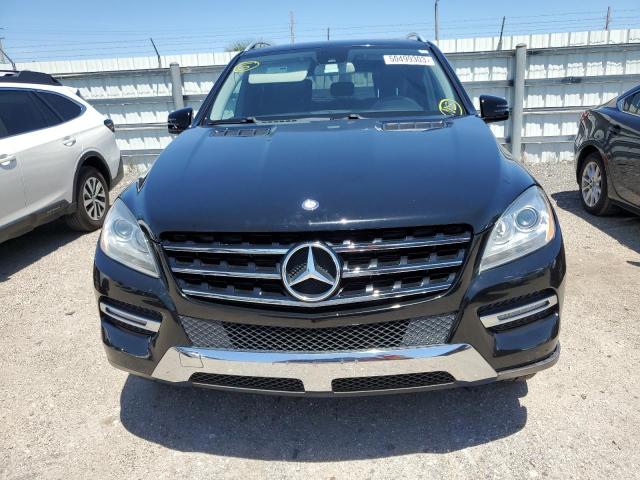 4JGDA5HB8EA366271 - 2014 MERCEDES-BENZ ML 350 4MATIC BLACK photo 5