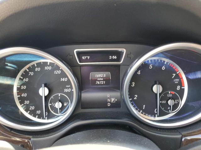 4JGDA5HB8EA366271 - 2014 MERCEDES-BENZ ML 350 4MATIC BLACK photo 9