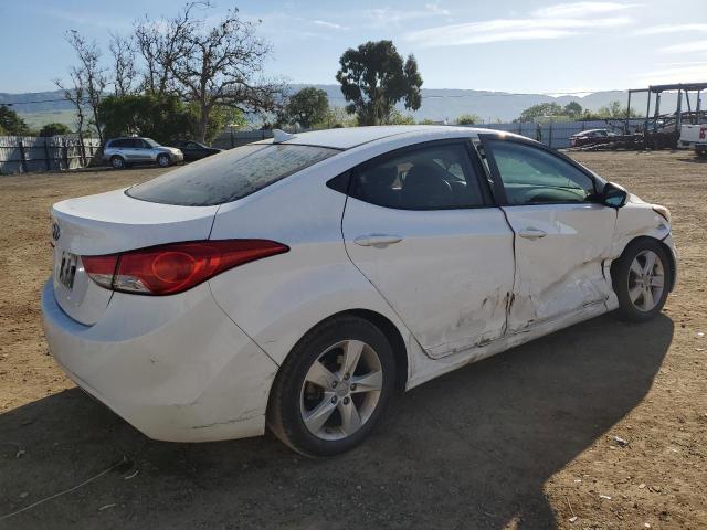 5NPDH4AE2DH436756 - 2013 HYUNDAI ELANTRA GLS WHITE photo 3