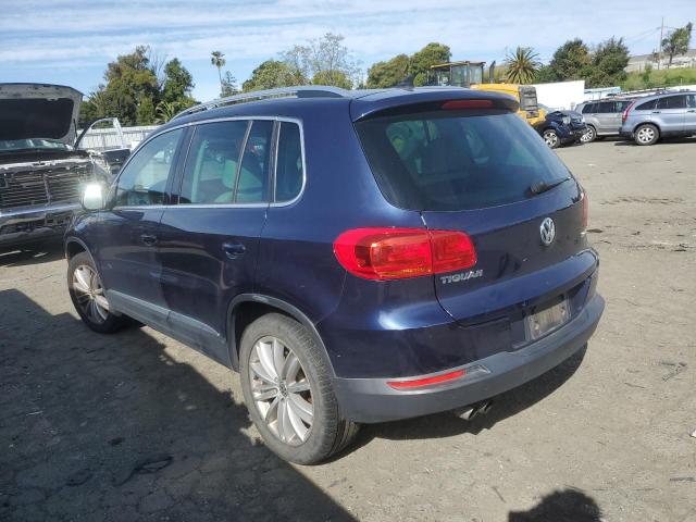 WVGAV3AX2EW550934 - 2014 VOLKSWAGEN TIGUAN S BLUE photo 2