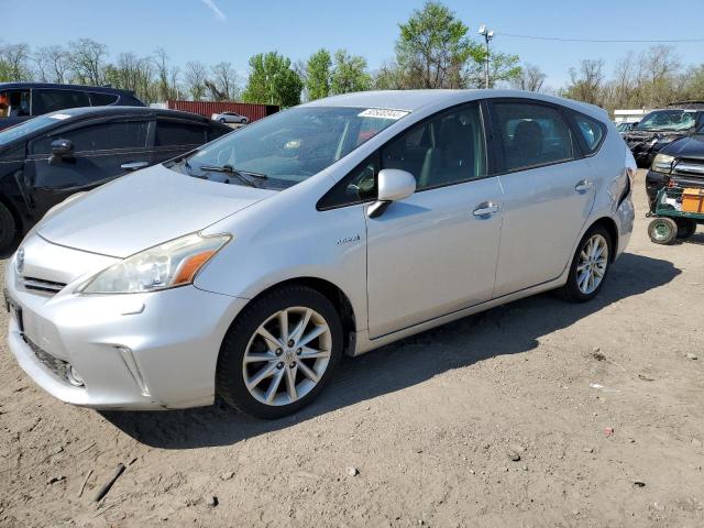 JTDZN3EU6D3283983 - 2013 TOYOTA PRIUS V SILVER photo 1