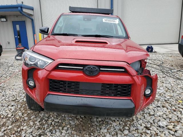 JTEHU5JR6M5877310 - 2021 TOYOTA 4RUNNER VENTURE RED photo 5