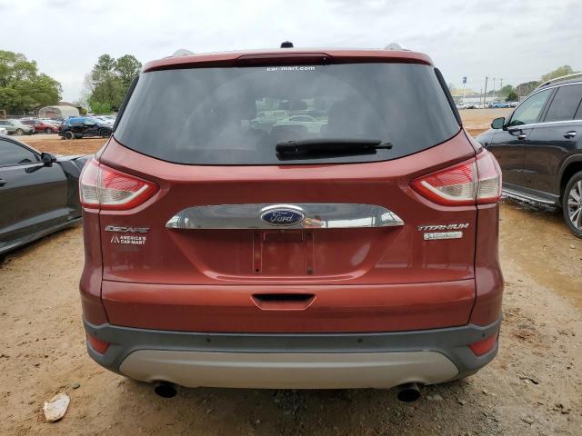 1FMCU0JX0EUC29108 - 2014 FORD ESCAPE TITANIUM RED photo 6