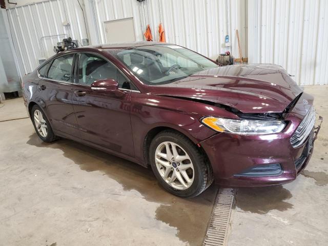 3FA6P0H77DR119876 - 2013 FORD FUSION SE MAROON photo 4