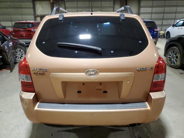 KM8JM12B77U528520 - 2007 HYUNDAI TUCSON GLS ORANGE photo 6