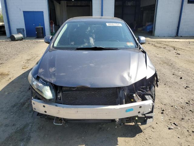 2HGFB2F5XDH580721 - 2013 HONDA CIVIC LX GRAY photo 5