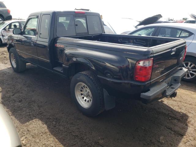 1FTZR45E43PA85784 - 2003 FORD RANGER SUPER CAB BLACK photo 2