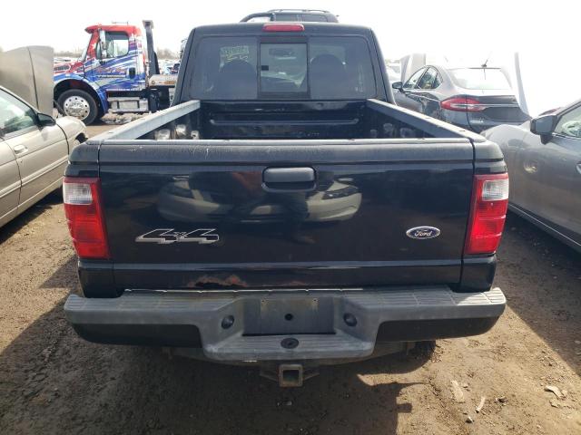 1FTZR45E43PA85784 - 2003 FORD RANGER SUPER CAB BLACK photo 6