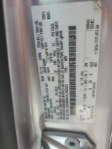 5LMCJ2D90HUL35223 - 2017 LINCOLN MKC SELECT 银色 照片 12