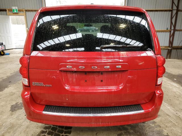 2C4RDGBG1DR701625 - 2013 DODGE GRAND CARA SE RED photo 6