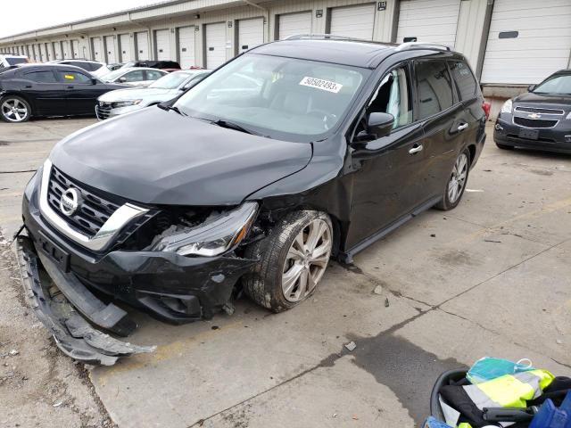 5N1DR2MM8KC609625 - 2019 NISSAN PATHFINDER S BLACK photo 1