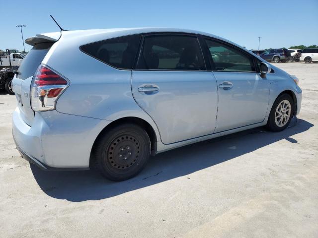 JTDZN3EU7FJ036468 - 2015 TOYOTA PRIUS V BLUE photo 3