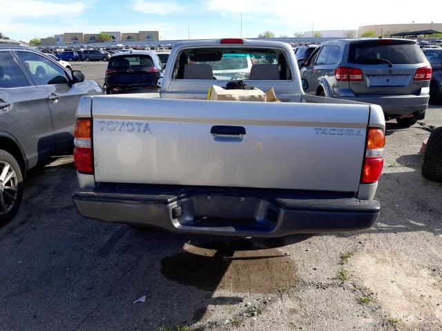 5TENL42N74Z433706 - 2004 TOYOTA TACOMA SILVER photo 6