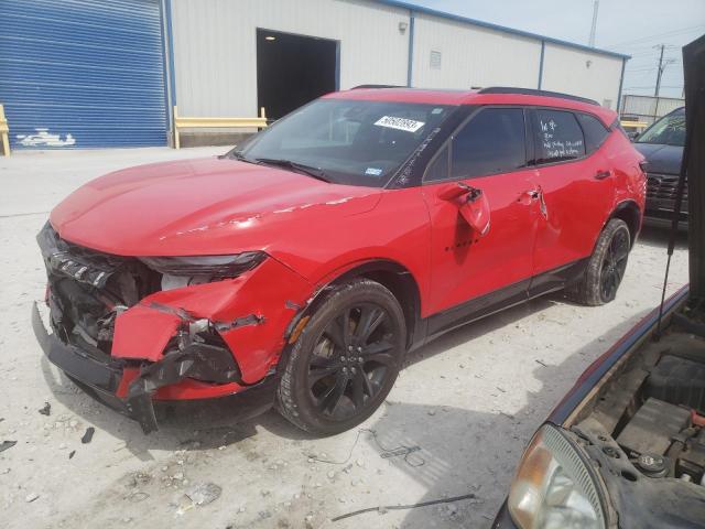 3GNKBERS6KS670675 - 2019 CHEVROLET BLAZER RS RED photo 1