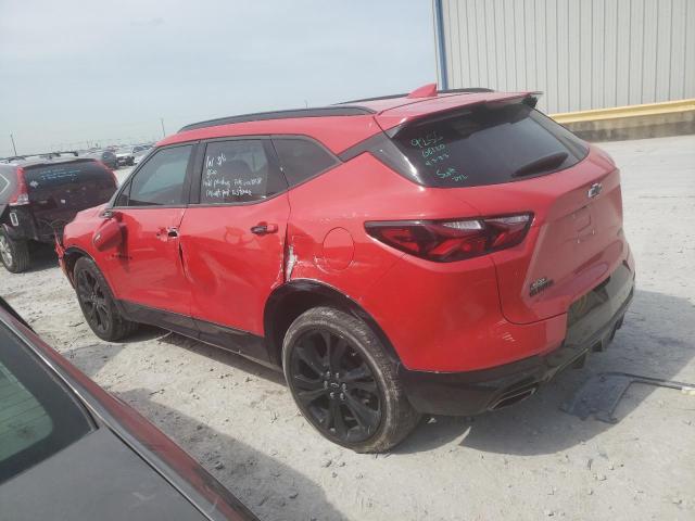 3GNKBERS6KS670675 - 2019 CHEVROLET BLAZER RS RED photo 2