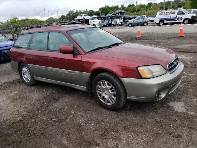 4S3BH686747641432 - 2004 SUBARU LEGACY OUTBACK LIMITED BURGUNDY photo 4