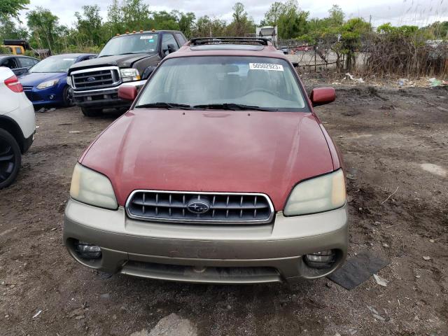 4S3BH686747641432 - 2004 SUBARU LEGACY OUTBACK LIMITED BURGUNDY photo 5