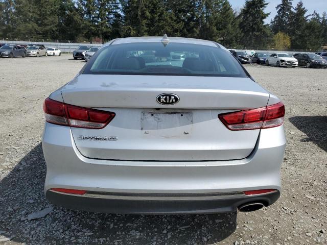 5XXGT4L3XHG143244 - 2017 KIA OPTIMA LX SILVER photo 6