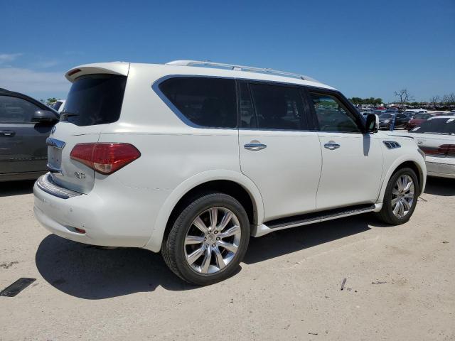 JN8AZ2NE8D9060981 - 2013 INFINITI QX56 WHITE photo 3