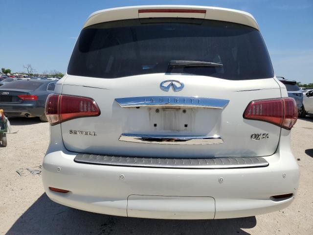 JN8AZ2NE8D9060981 - 2013 INFINITI QX56 WHITE photo 6