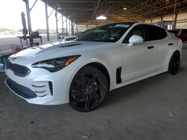 KNAE15LA2K6052182 - 2019 KIA STINGER WHITE photo 1