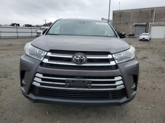 5TDDZRFH2KS926196 - 2019 TOYOTA HIGHLANDER LIMITED GRAY photo 5