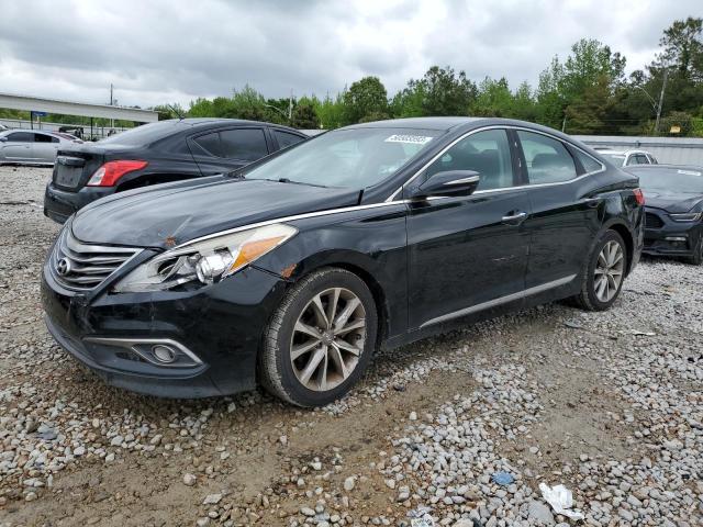 KMHFG4JG2GA501447 - 2016 HYUNDAI AZERA BLACK photo 1