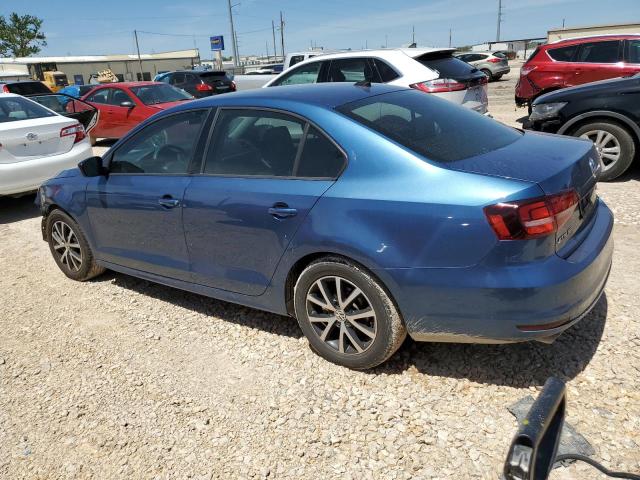 3VWD67AJ2GM256208 - 2016 VOLKSWAGEN JETTA SE BLUE photo 2