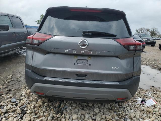 JN8AT3BAXMW000985 - 2021 NISSAN ROGUE SV GRAY photo 6