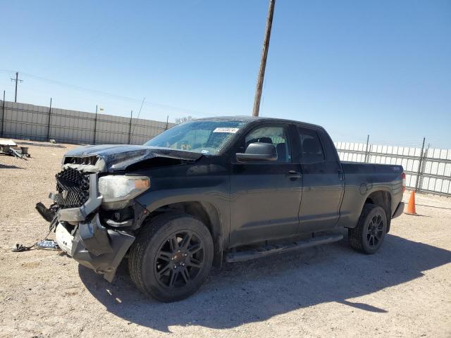 5TFRM5F18KX143376 - 2019 TOYOTA TUNDRA DOUBLE CAB SR/SR5 BLACK photo 1