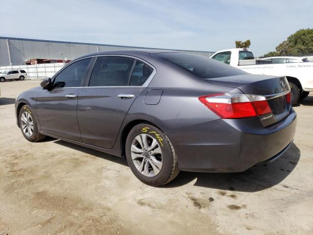 1HGCR2F39EA174653 - 2014 HONDA ACCORD LX GRAY photo 2