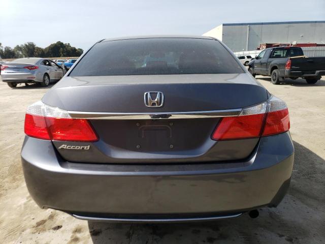 1HGCR2F39EA174653 - 2014 HONDA ACCORD LX GRAY photo 6