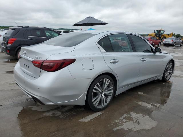 JN1EV7AP4KM512709 - 2019 INFINITI Q50 LUXE SILVER photo 3