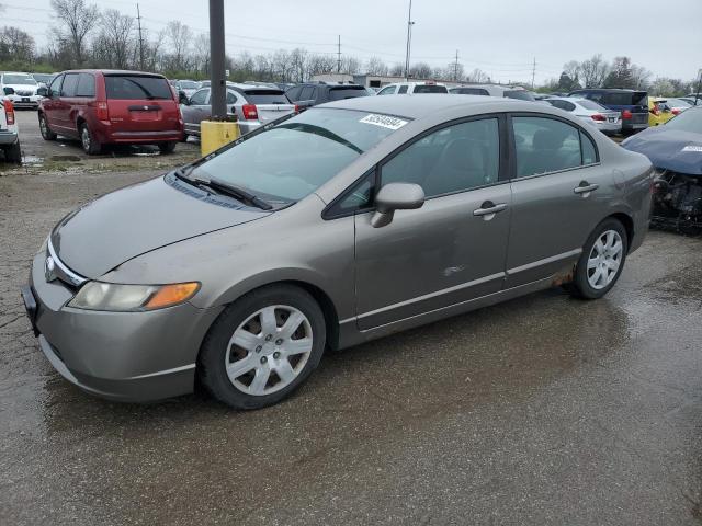 JHMFA15576S002809 - 2006 HONDA CIVIC LX TAN photo 1