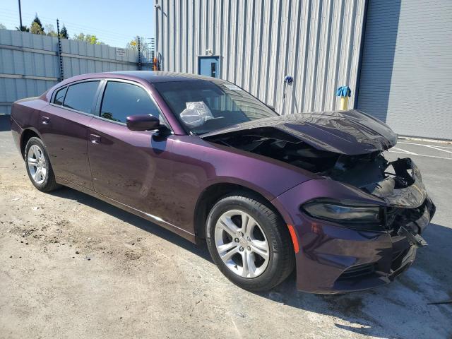 2C3CDXBG5MH512816 - 2021 DODGE CHARGER SXT PURPLE photo 4