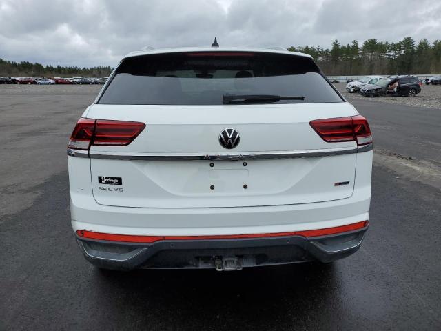 1V2ME2CA1LC223765 - 2020 VOLKSWAGEN ATLAS CROS SEL WHITE photo 6