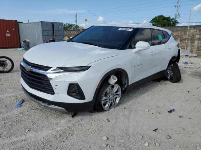 3GNKBCR47MS586566 - 2021 CHEVROLET BLAZER 2LT WHITE photo 1