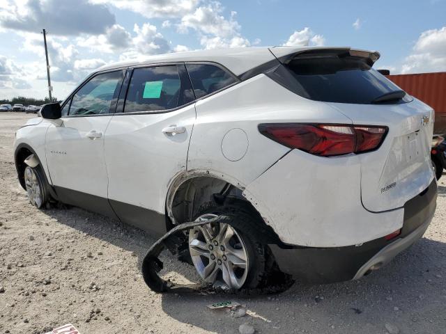 3GNKBCR47MS586566 - 2021 CHEVROLET BLAZER 2LT WHITE photo 2