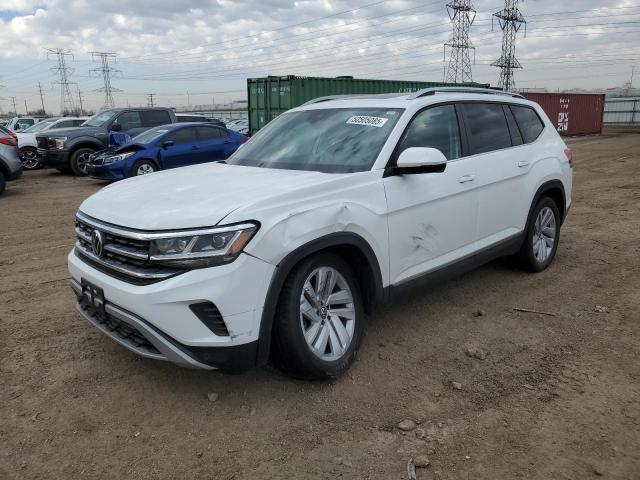 1V2BR2CA6MC529406 - 2021 VOLKSWAGEN ATLAS SEL WHITE photo 1