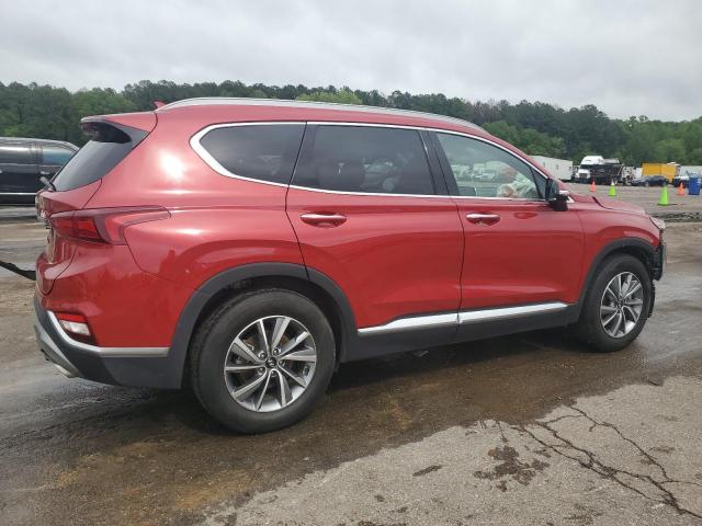 5NMS53AD7KH062138 - 2019 HYUNDAI SANTA FE LIMITED RED photo 3