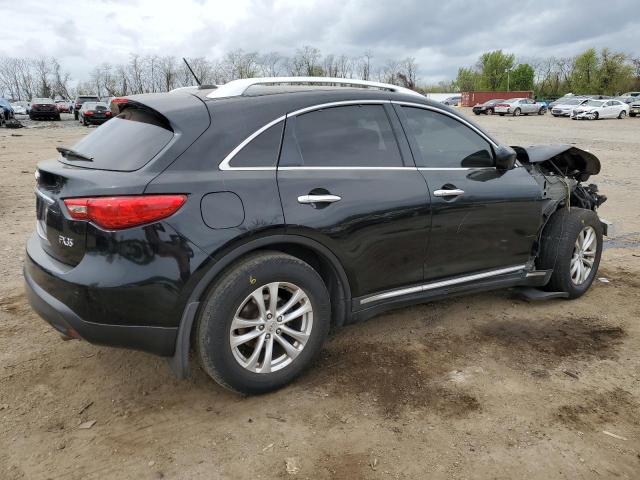 JNRAS18W09M152105 - 2009 INFINITI FX35 BLACK photo 3